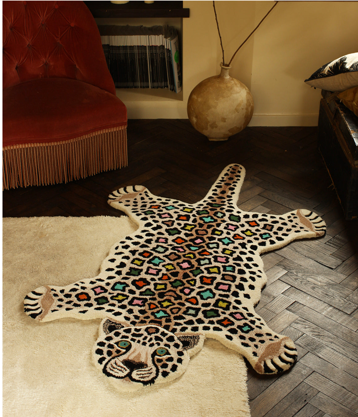 Leopardimatto iso