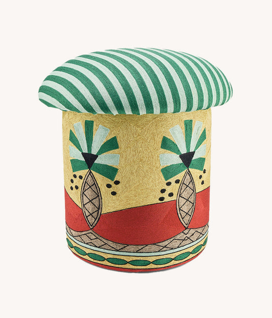 Brodeerattu palmupalli