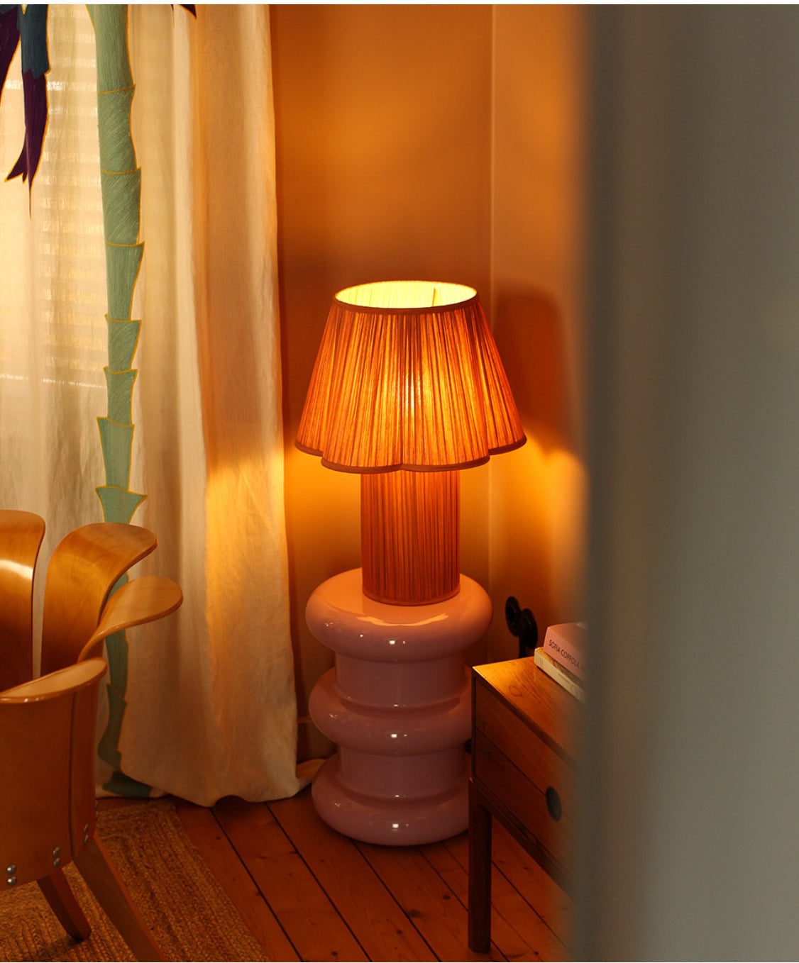 Silkkinen pöytävalaisin Bronze